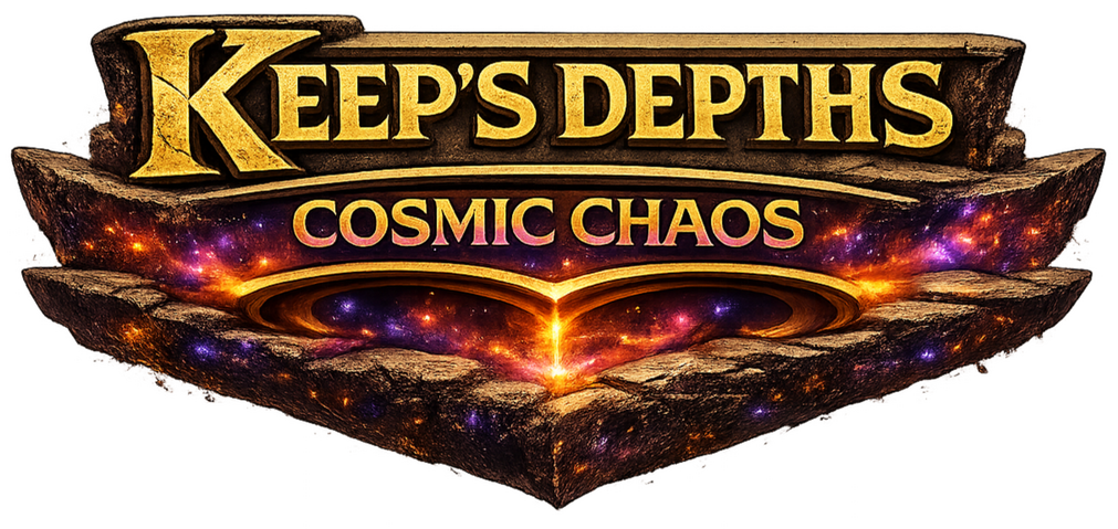 Keep's Depths Cosmic Chaos Chapter Branding